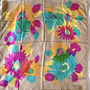 Jaques Fath Silk Scarf | Vintage 1960s